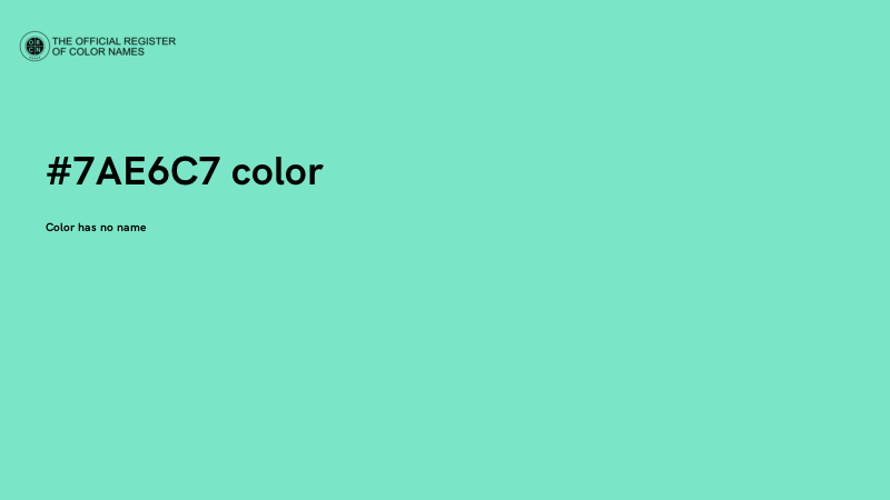 #7AE6C7 color image