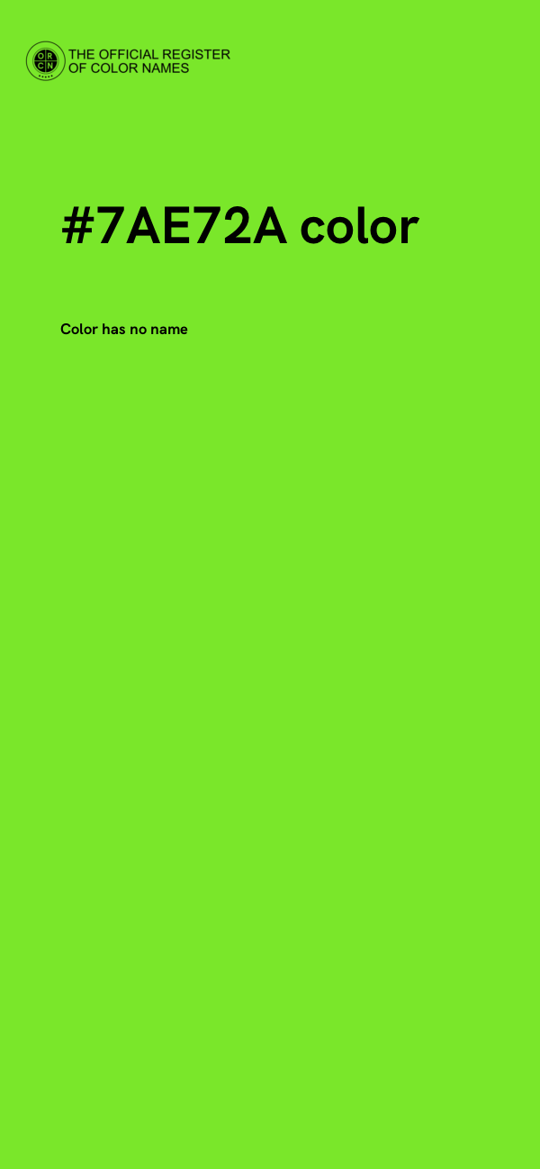 #7AE72A color image
