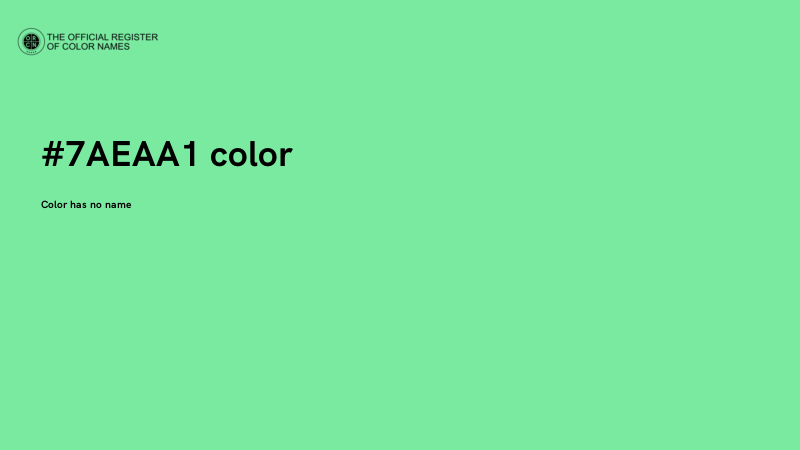 #7AEAA1 color image