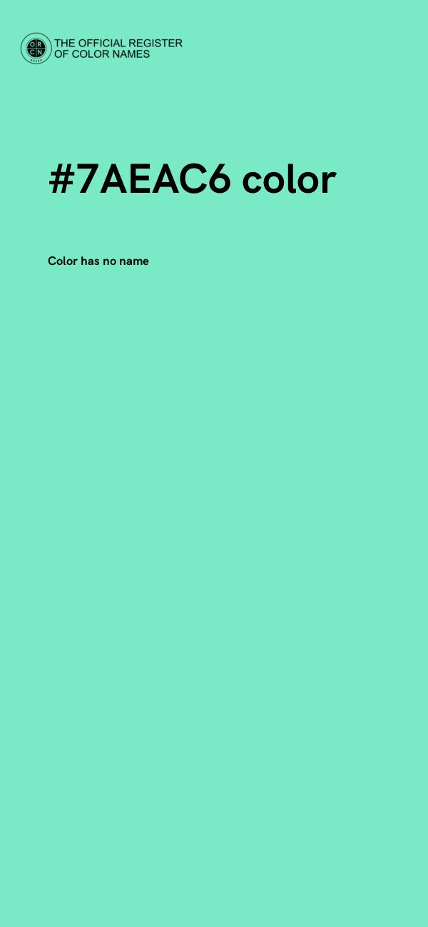 #7AEAC6 color image