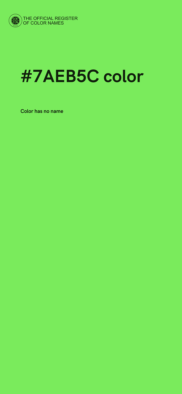 #7AEB5C color image