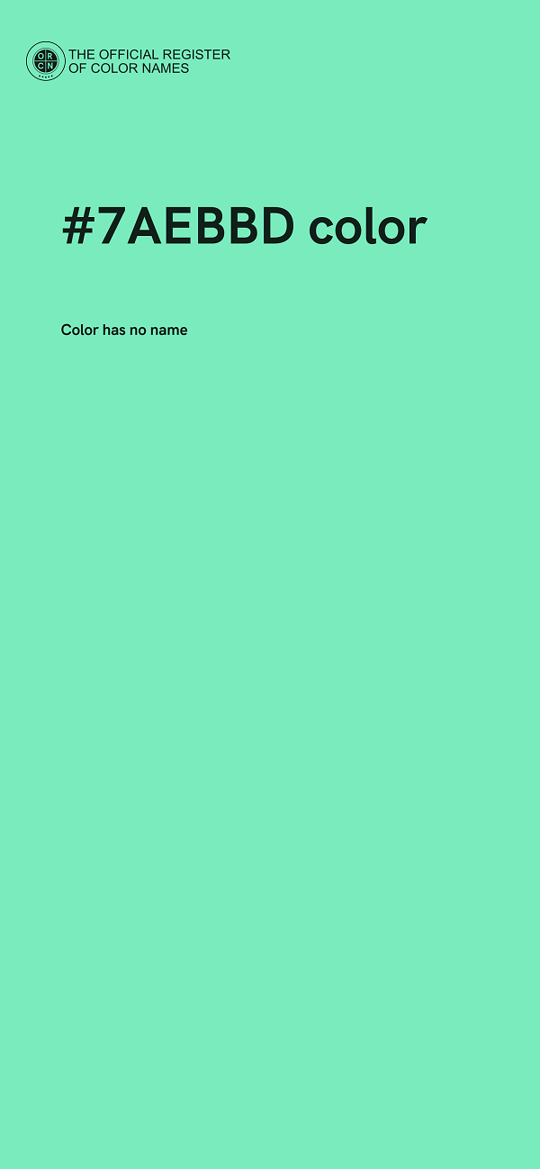 #7AEBBD color image