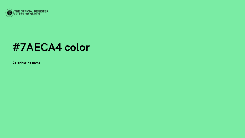 #7AECA4 color image