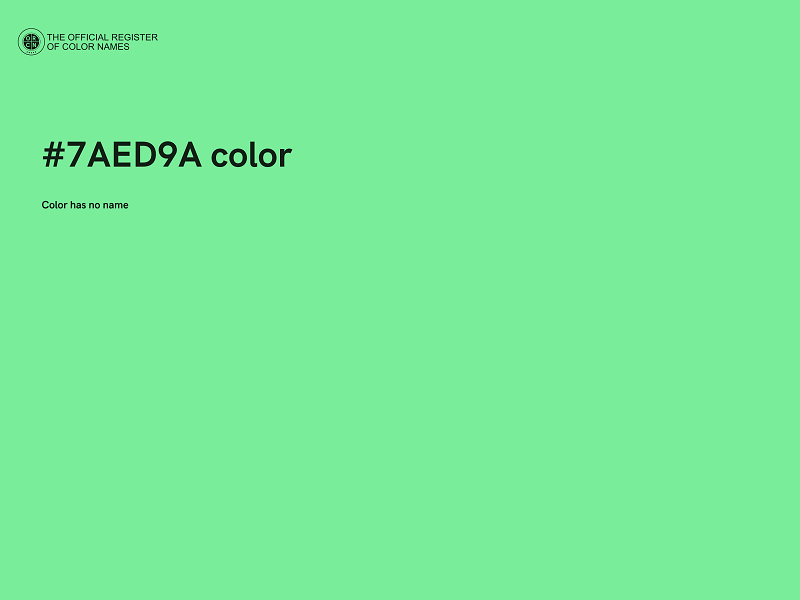 #7AED9A color image