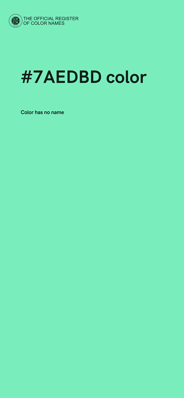 #7AEDBD color image
