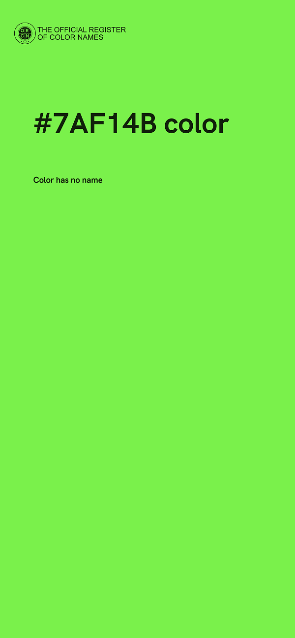 #7AF14B color image