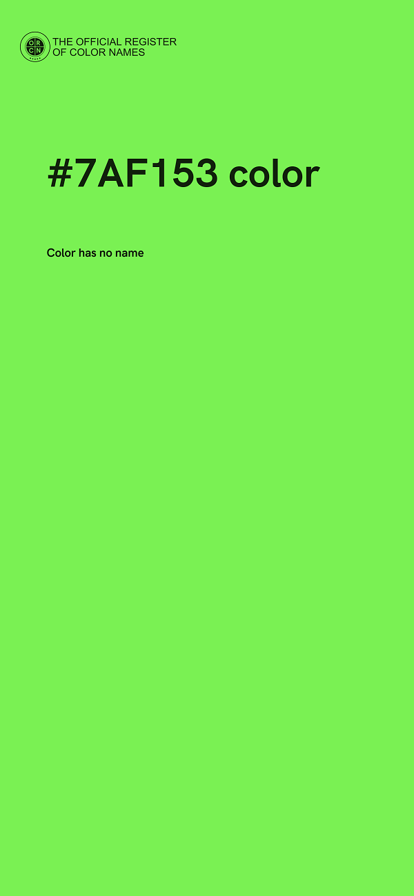 #7AF153 color image