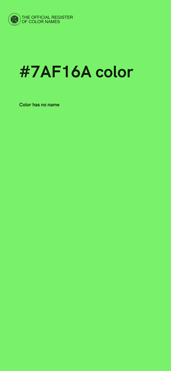 #7AF16A color image