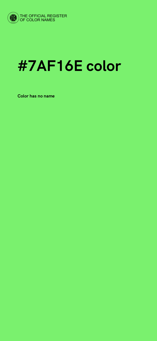 #7AF16E color image