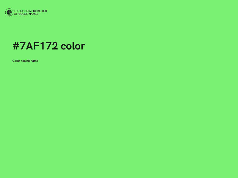 #7AF172 color image