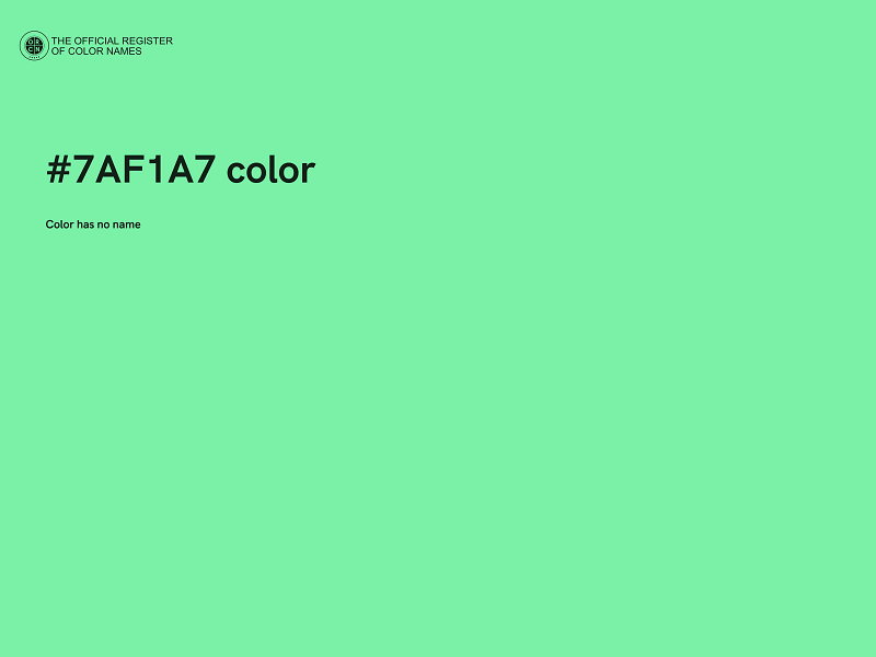 #7AF1A7 color image