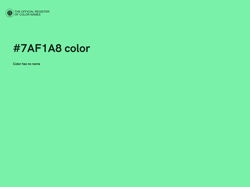 #7AF1A8 color image