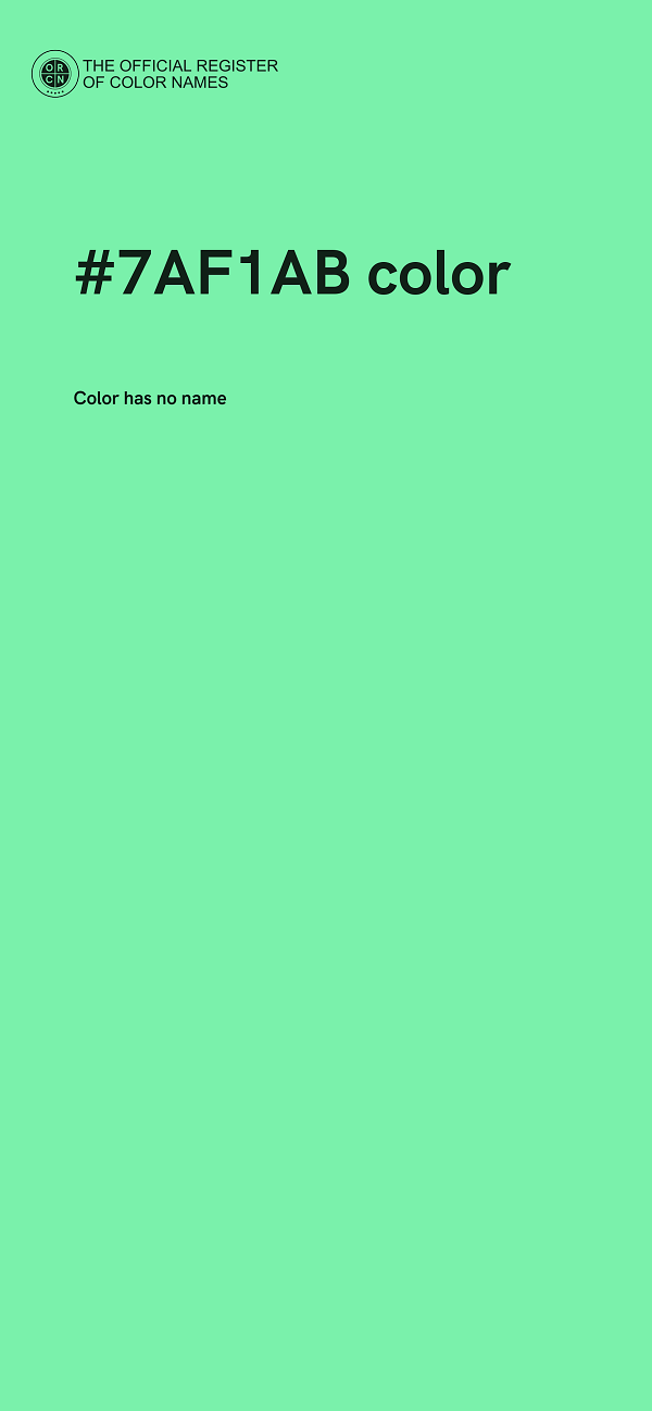 #7AF1AB color image