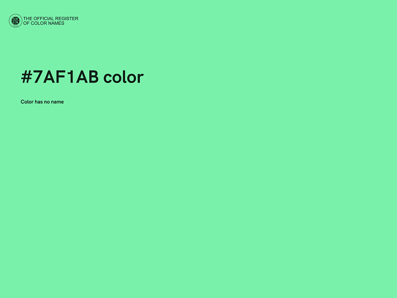 #7AF1AB color image
