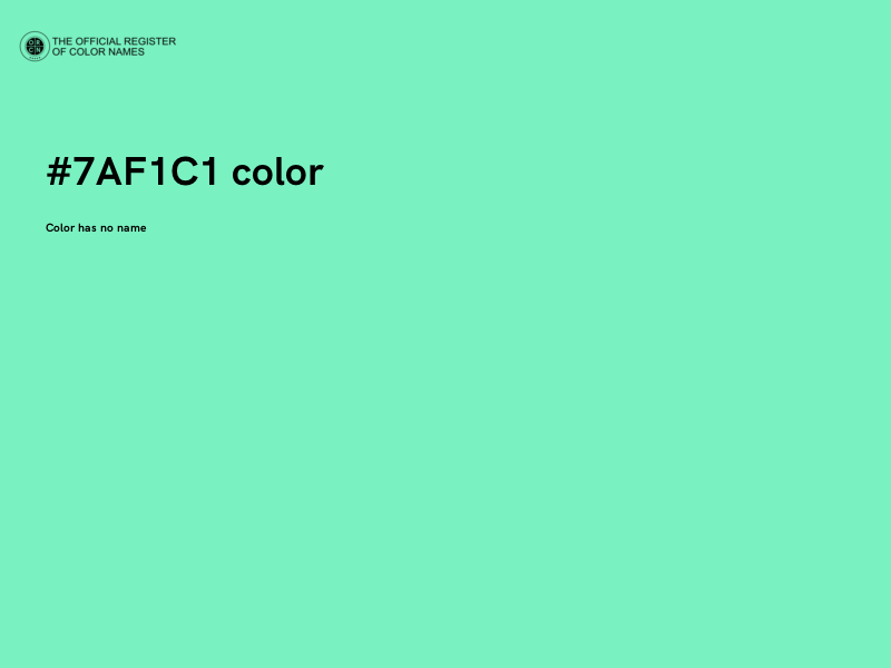 #7AF1C1 color image