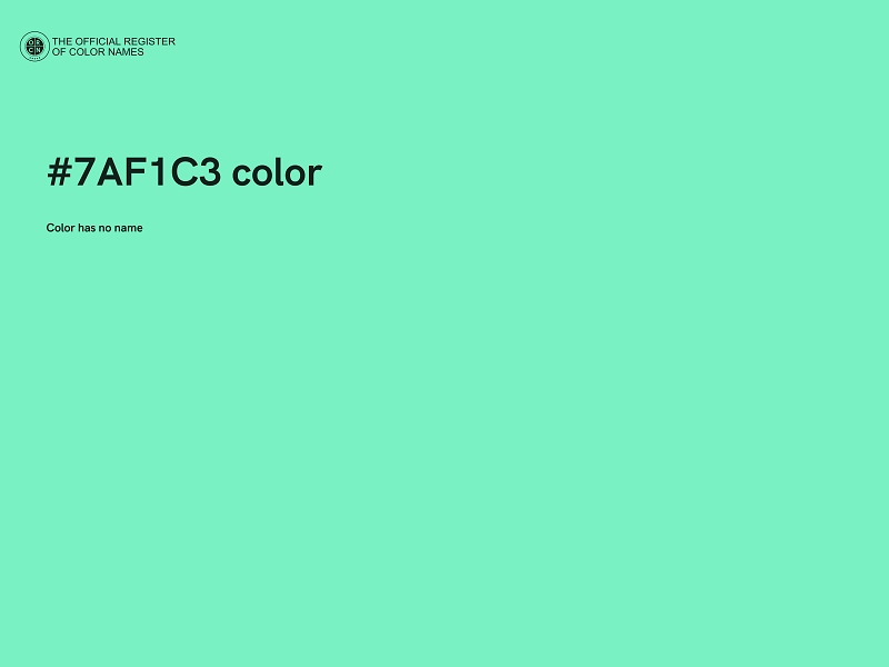 #7AF1C3 color image