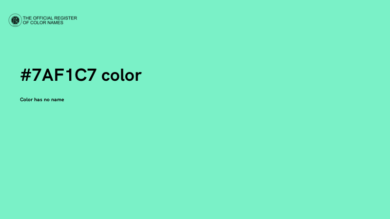 #7AF1C7 color image