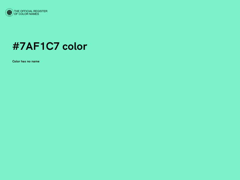 #7AF1C7 color image