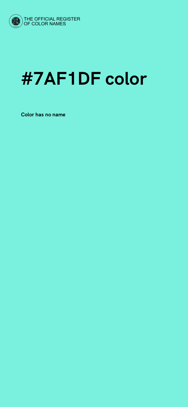 #7AF1DF color image