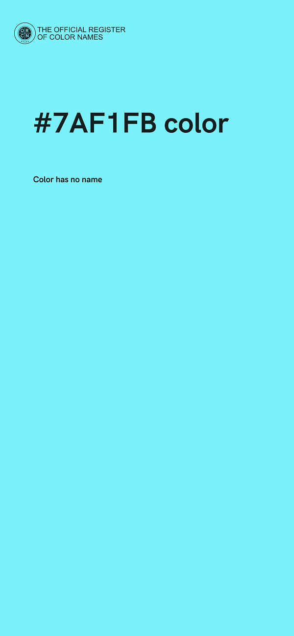 #7AF1FB color image