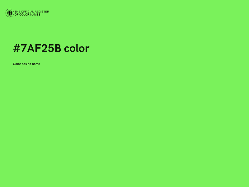 #7AF25B color image