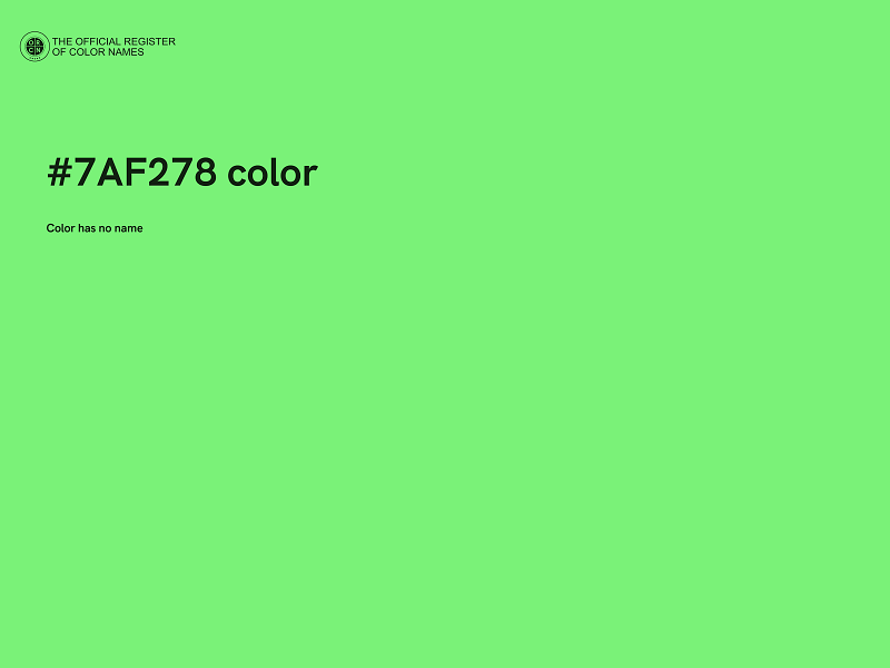 #7AF278 color image