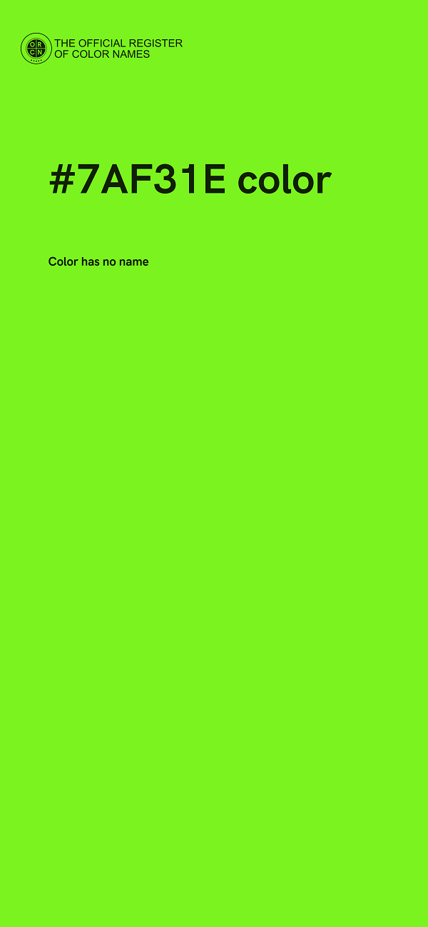 #7AF31E color image