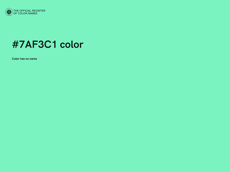 #7AF3C1 color image