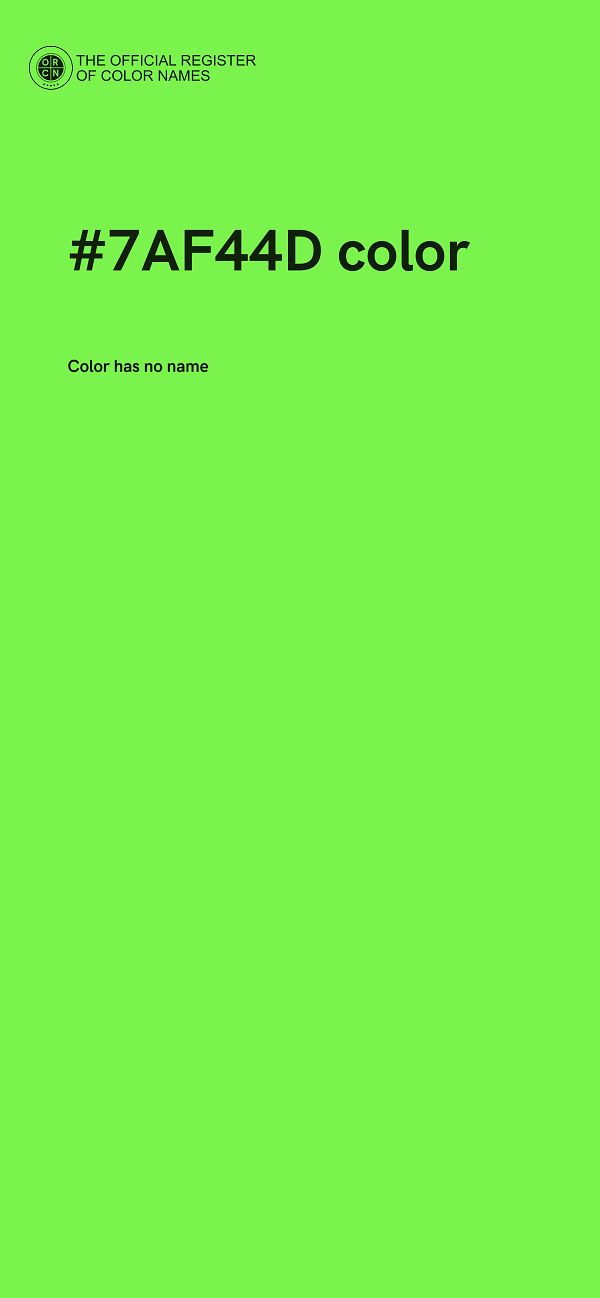 #7AF44D color image