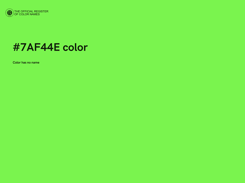 #7AF44E color image