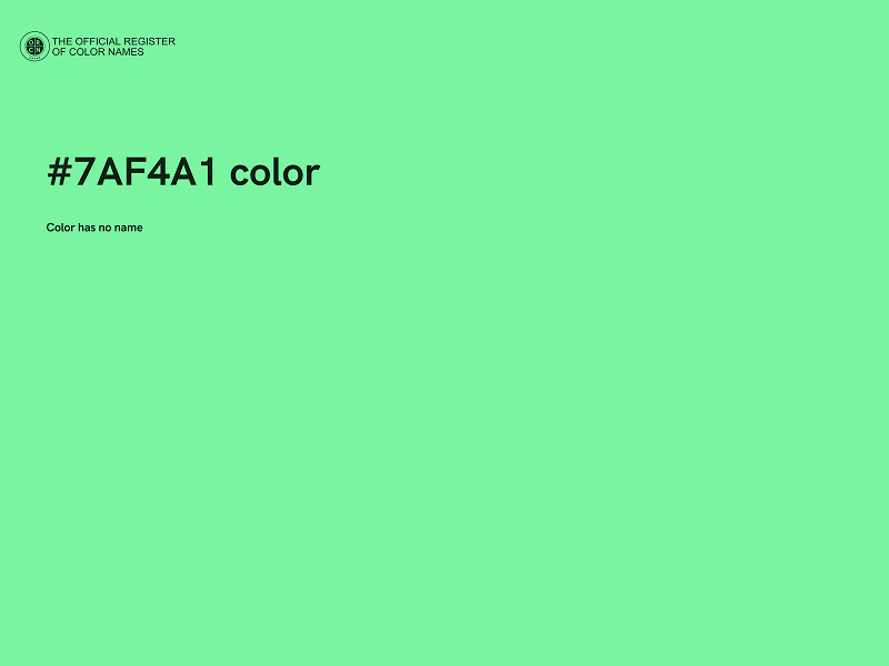 #7AF4A1 color image