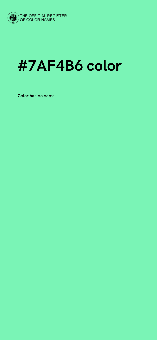 #7AF4B6 color image