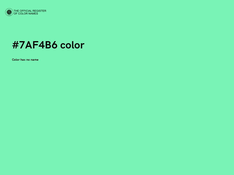 #7AF4B6 color image