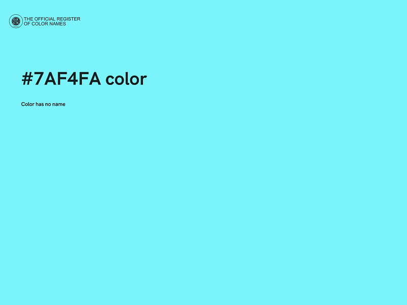 #7AF4FA color image