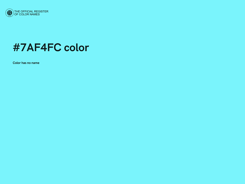 #7AF4FC color image