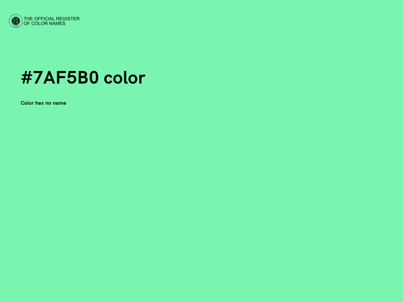 #7AF5B0 color image