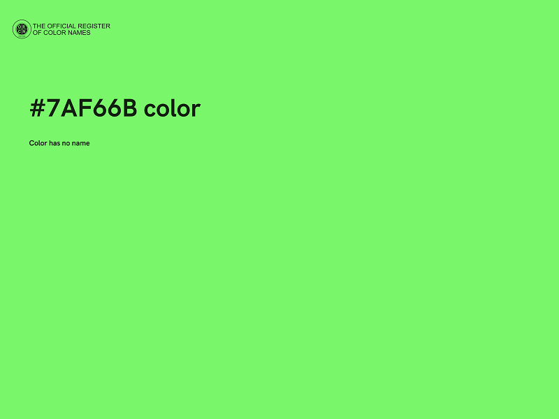 #7AF66B color image