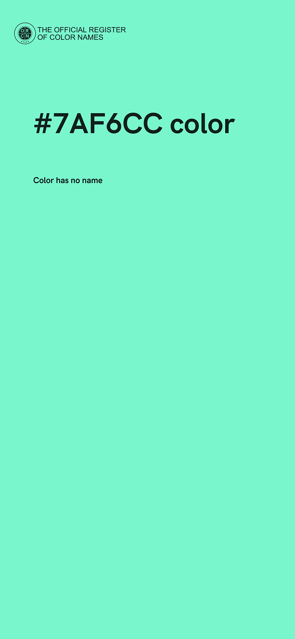 #7AF6CC color image