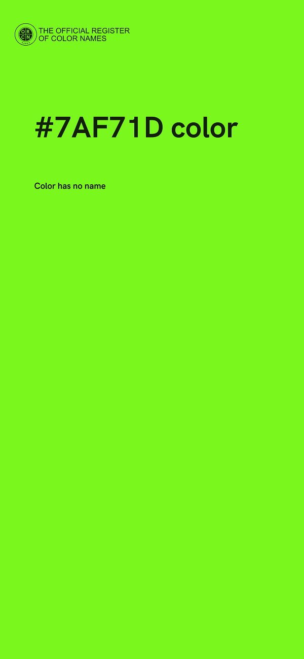 #7AF71D color image