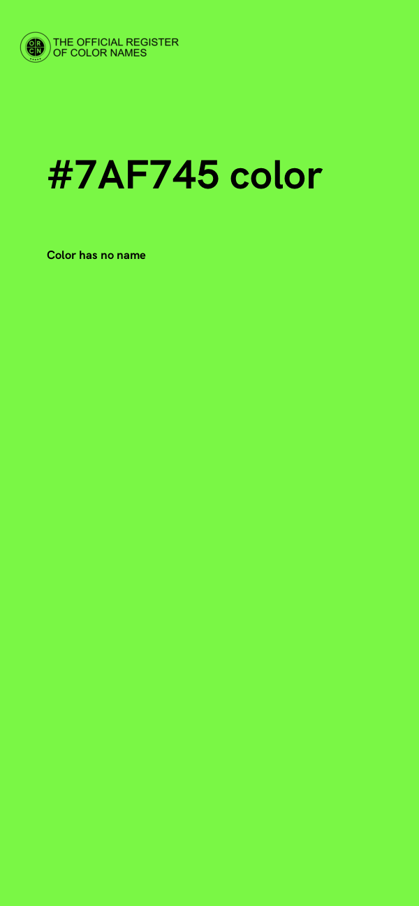 #7AF745 color image
