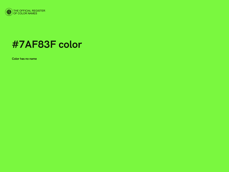 #7AF83F color image