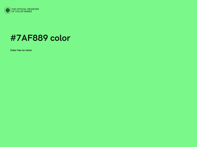 #7AF889 color image