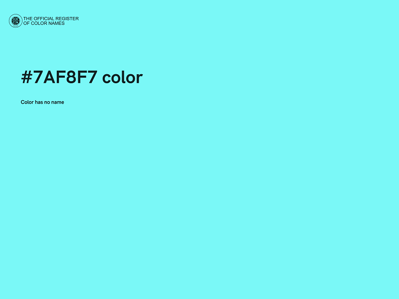 #7AF8F7 color image