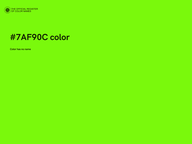 #7AF90C color image
