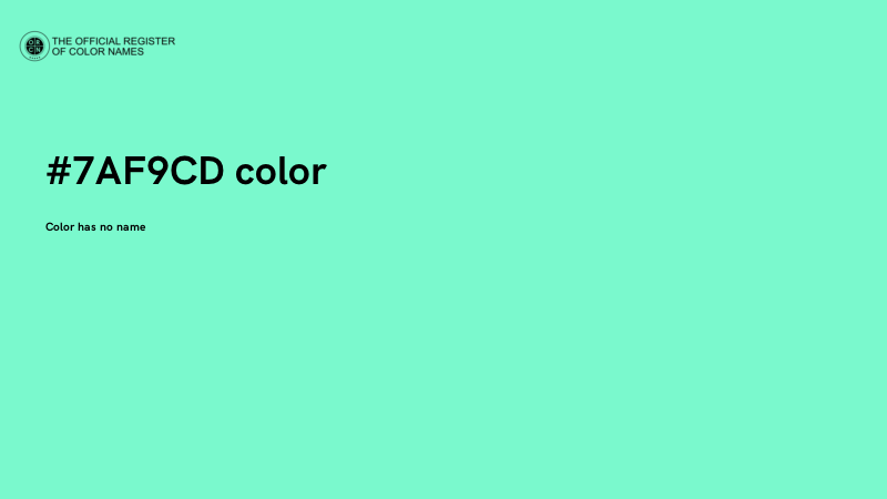 #7AF9CD color image