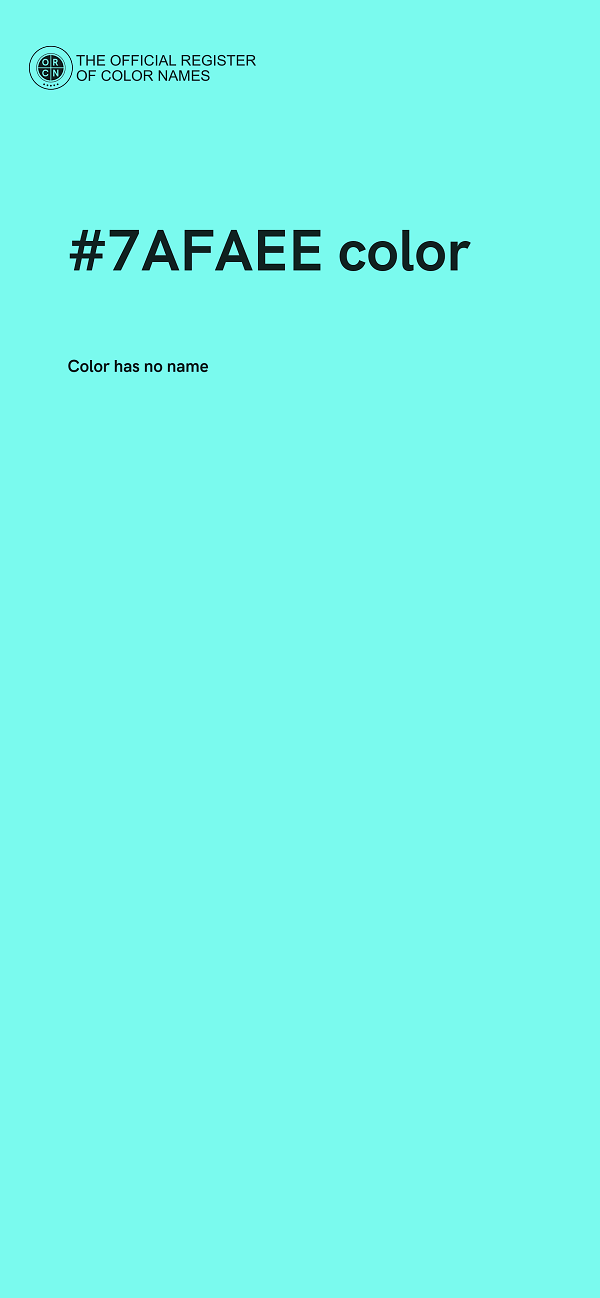#7AFAEE color image
