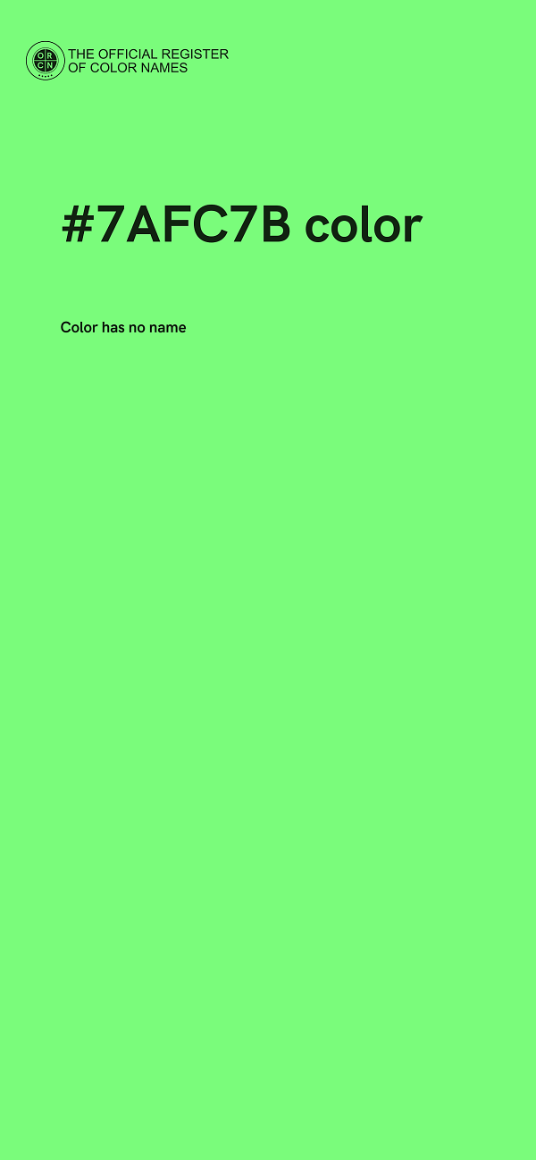 #7AFC7B color image