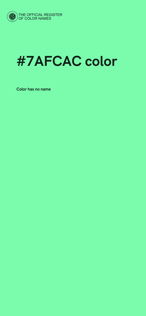 #7AFCAC color image