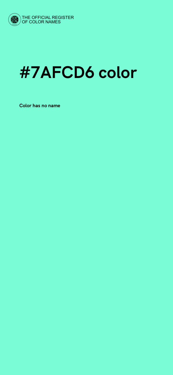 #7AFCD6 color image