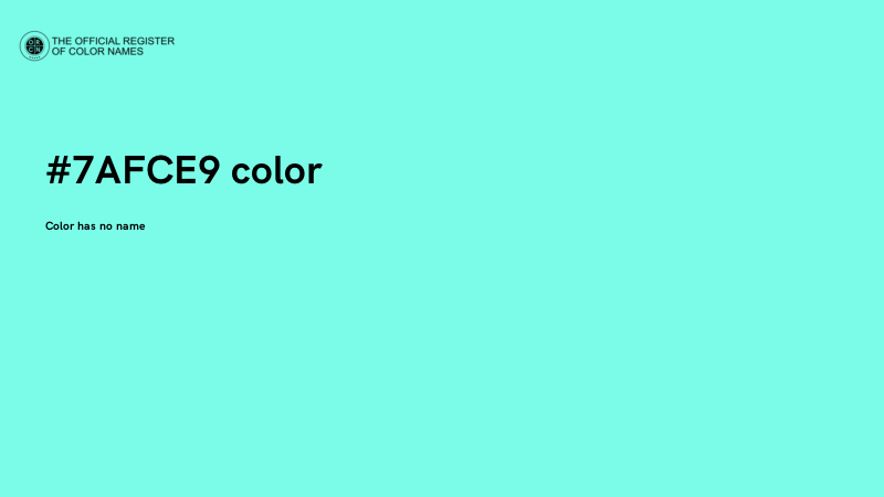 #7AFCE9 color image